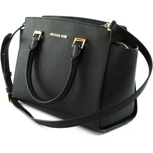 MICHAEL KORS Selma Bag Black FREE SHIPPING